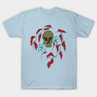 Floral skull T-Shirt